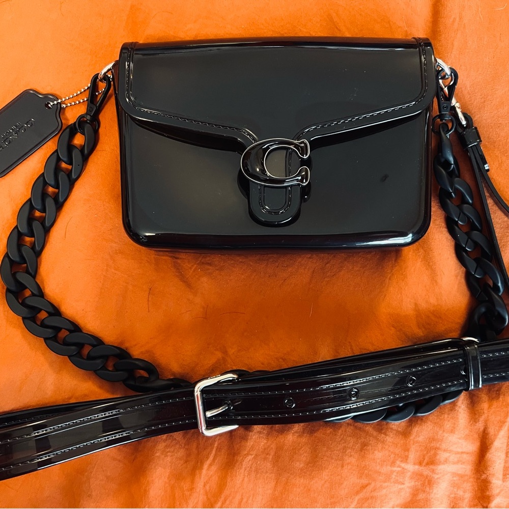 COACH Jelly Tabby handbag purse in BLACK 🖤 like new